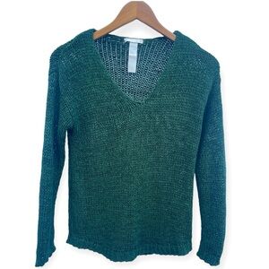 H&M‎ V-Neck Green Sweater​​